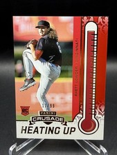 2025 Panini Crusade - Heating Up Rhett Lowder #14 Red /99 (RC)