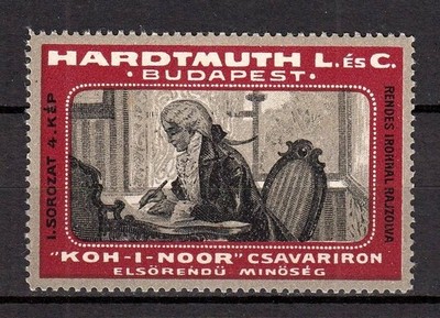 426211/ Reklamemarke   Hardtmuth Budapest - KOH-I-NOOR