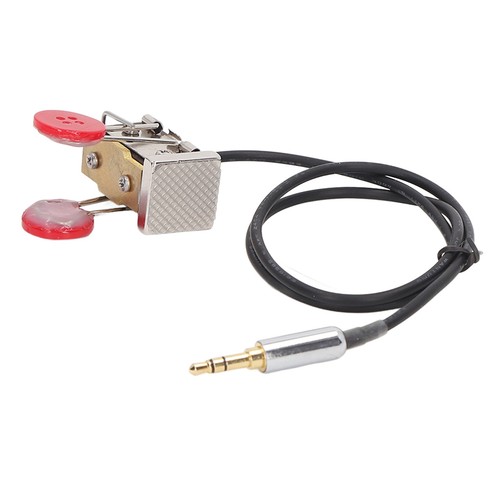 CW Morse Kod Klucz Automatyczny mosiężny Żywica Mini Morse Telegraf Klucz do nowego - Zdjęcie 22 z 22