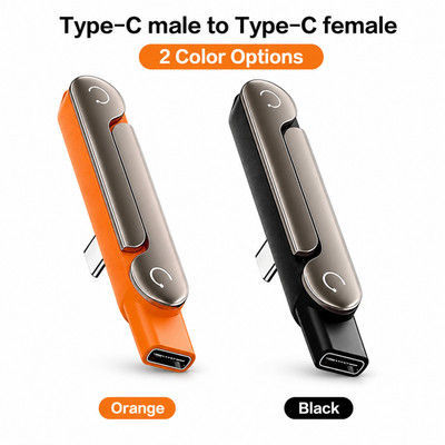KEBIDUMEI 240W USB C to USB C Fast Charging Adapter Foldable Desktop Holder