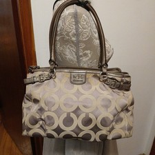 Coach Madison Lindsey Large Satchel Tote Bag ...