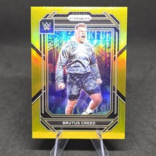 2023 Panini Prizm WWE BRUTUS CREED Gold /10 #171