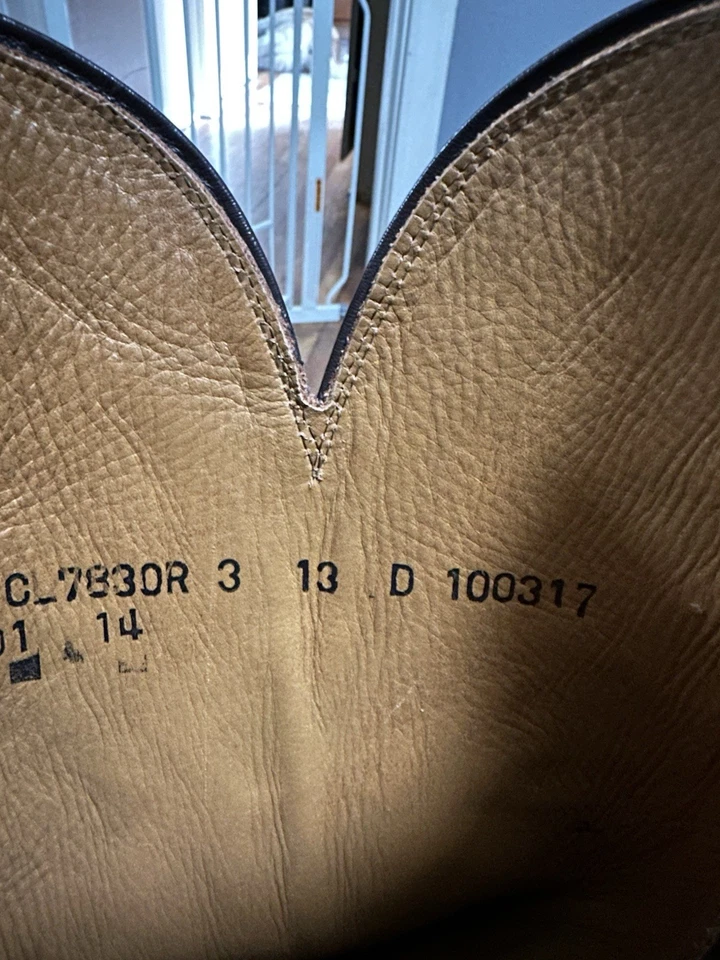 Botas de Vaquero LUCCHESE Para Hombre FULL QUILL AVESTRUZ Siena/Marrón Antiguo Talla 13D Foto 4 de 4