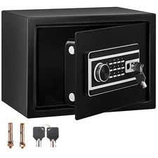 Uimoso Safe Box Lock Security 0.8 Cubic Foot Digital Safe Key Lock Home Office
