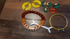  Handarbeit  älter rund Plastik 