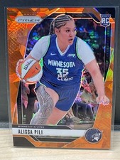 2024 Panini Prizm Basketball WNBA Orange Cracked Ice Prizm Alissa Pili