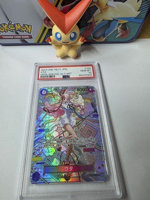 Uta (SP) OP02-120 PSA 10 - One Piece OP05 Awakening of the New Era Foil Englisch