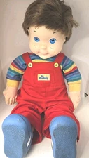 Vintage My Buddy Doll 1985 Hasbro Original Outfit Shoes Brown Hair Blue Eyes 