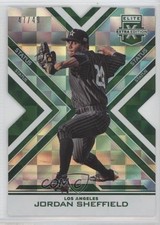 2016 Elite Extra Edition Status Emerald Die-Cut 47/49 Jordan Sheffield #36 10k8