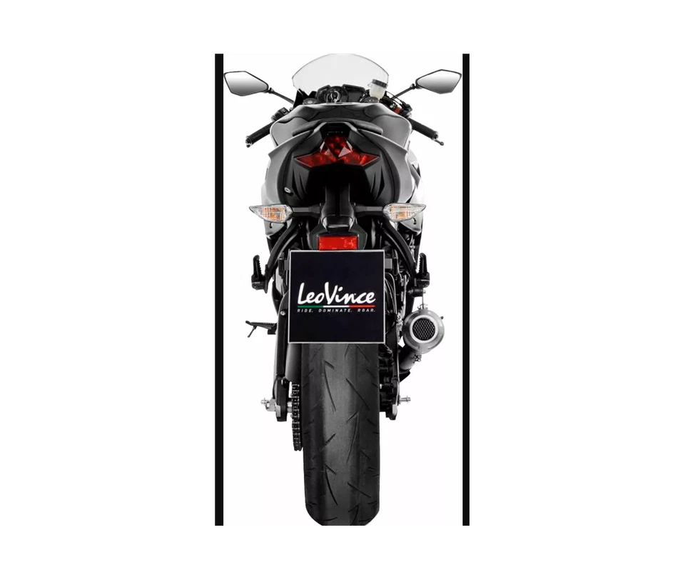 KAWASAKI ZX6R NINJA / KRT - 09/24 - SILENCIEUX LEOVINCE slip-on LV-10 BLACK EDIT - Photo 4/4
