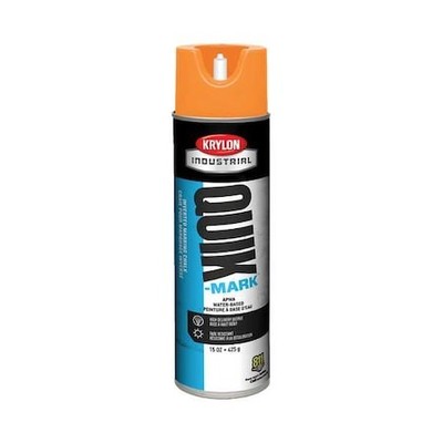 Krylon Industrial Kwbc3501a Inverted Marking Chalk,Orange,15 Oz.