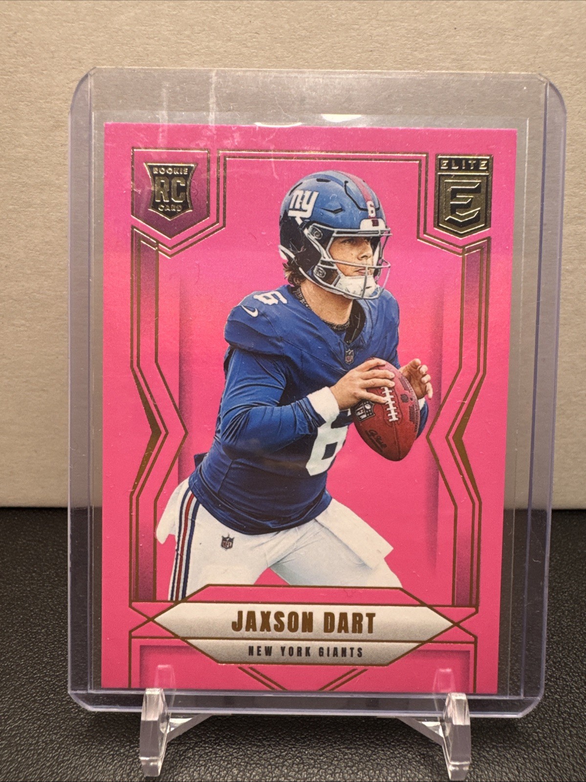 2025 Panini Donruss Elite Jaxson Dart Pink Rookie RC #103