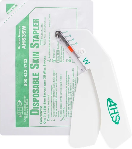 AHS steriler Hauthefter, 35 breite vorgespannte Heftklammern - Bild 1 von 5