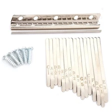 XA58 Kalimba Musical Key 17 Tones Metal Replacement Thumb Piano Finger Percussio