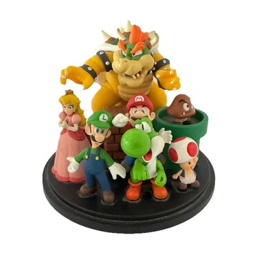 Super Mario Action Figur Nintendo 2010 Award - 10cm / Luigi Peach Bowser Toad