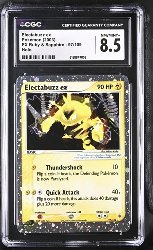 Electabuzz ex graded CGC 8.5 for sale on eBay
