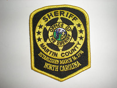 MARTIN COUNTY, NORTH CAROLINA SHERIFF'S OFFICE PATCH