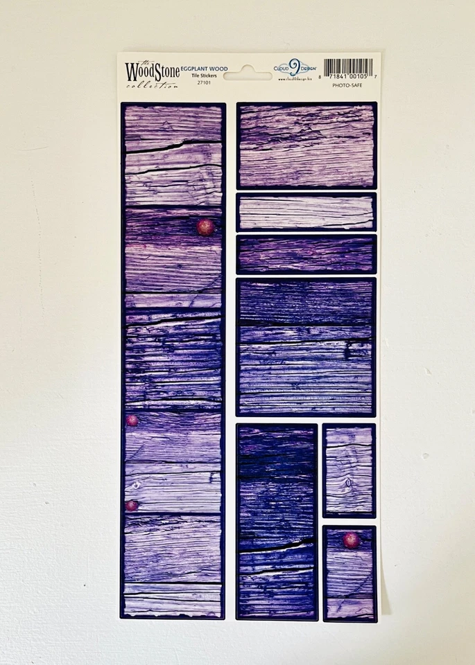 Pegatinas de azulejos Cloud 9 Designs The WoodStone Collection Foto 3 de 4