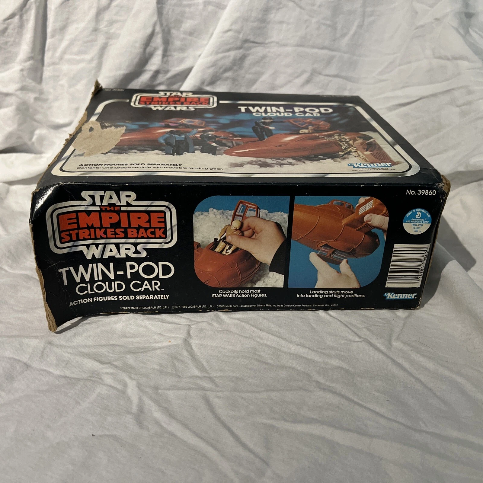  vintage star wars the empire strikes back twin-pod cloud car 