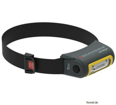 Scangrip EX-VIEW explosionsgeschützte Kopflampe Arbeitsleuchte mit Akku Magnet