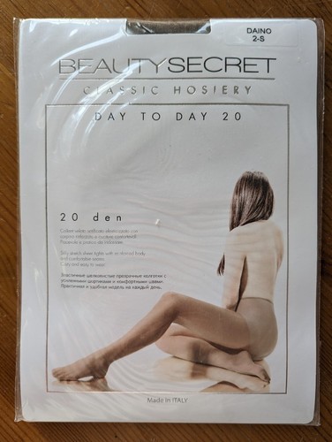 COLLANT BEAUTY SECRET CLASSIC GIORNO PER GIORNO 20 DENARI ~ TAGLIA 2 / S ~ ABBRONZATURA ~ *NUOVO* - Foto 1 di 2