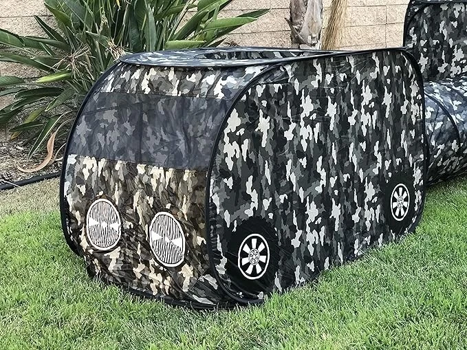 Juego de carpa de juego para niños interior exterior túnel G3Elite niños vehículo coche camuflaje 3 en 1 Foto 2 de 4