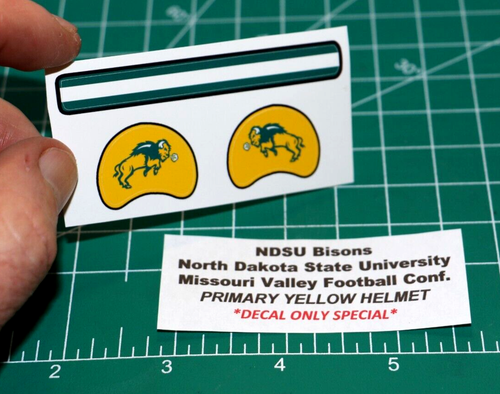 NDSU Bisons Primary Logo *DIECUT DECALS Football Gumball Helmets North Dakota SU - Picture 2 of 3