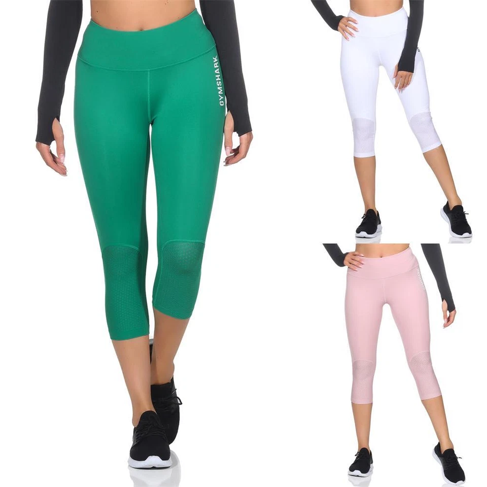 Gymshark Pulse Cropped Damen Leggings Sport Hose Fitness Tights - Bild 1 von 1