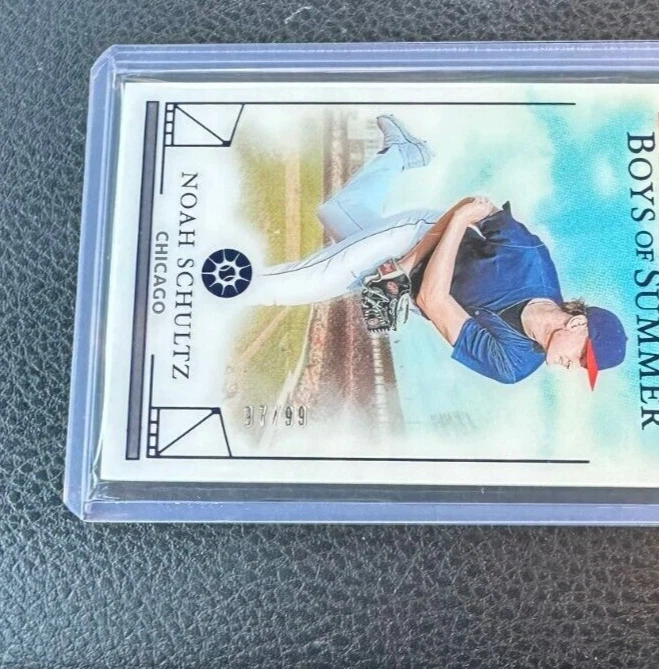 2024 Panini Boys of Summer Noah Schultz Blue Parallel 97/99 - Image 2 of 2