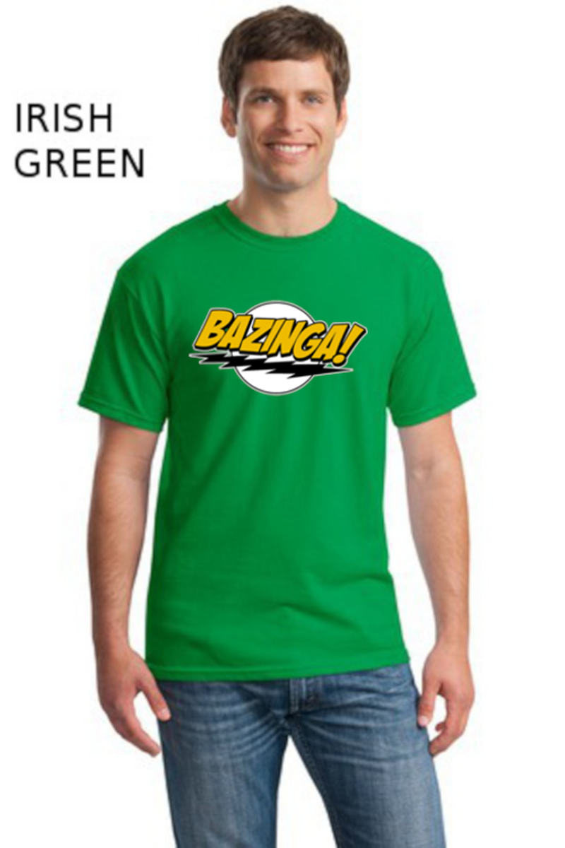BAZINGA T-SHIRT UOMO The Big Bang Theory Sheldon Cooper Tavola Periodica S-3XL EUR 19,61 - IT