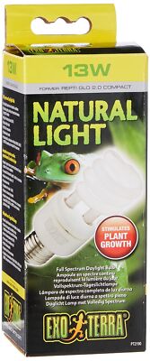 Exo Terra Natural Light Full Spectrum Daylight Bulb 6700K For Terrariums