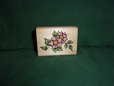 Stampendous H120 Charity Blossom Flower Gardens Rubber Stamp