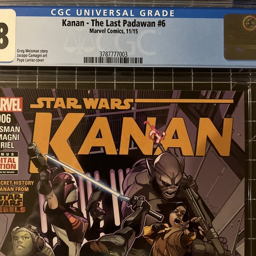 🔥🔑Star Wars Kanan The Last Padawan #6 CGC 9.8 1st App Sabine Wren Rebels Ezra - Picture 3 of 13