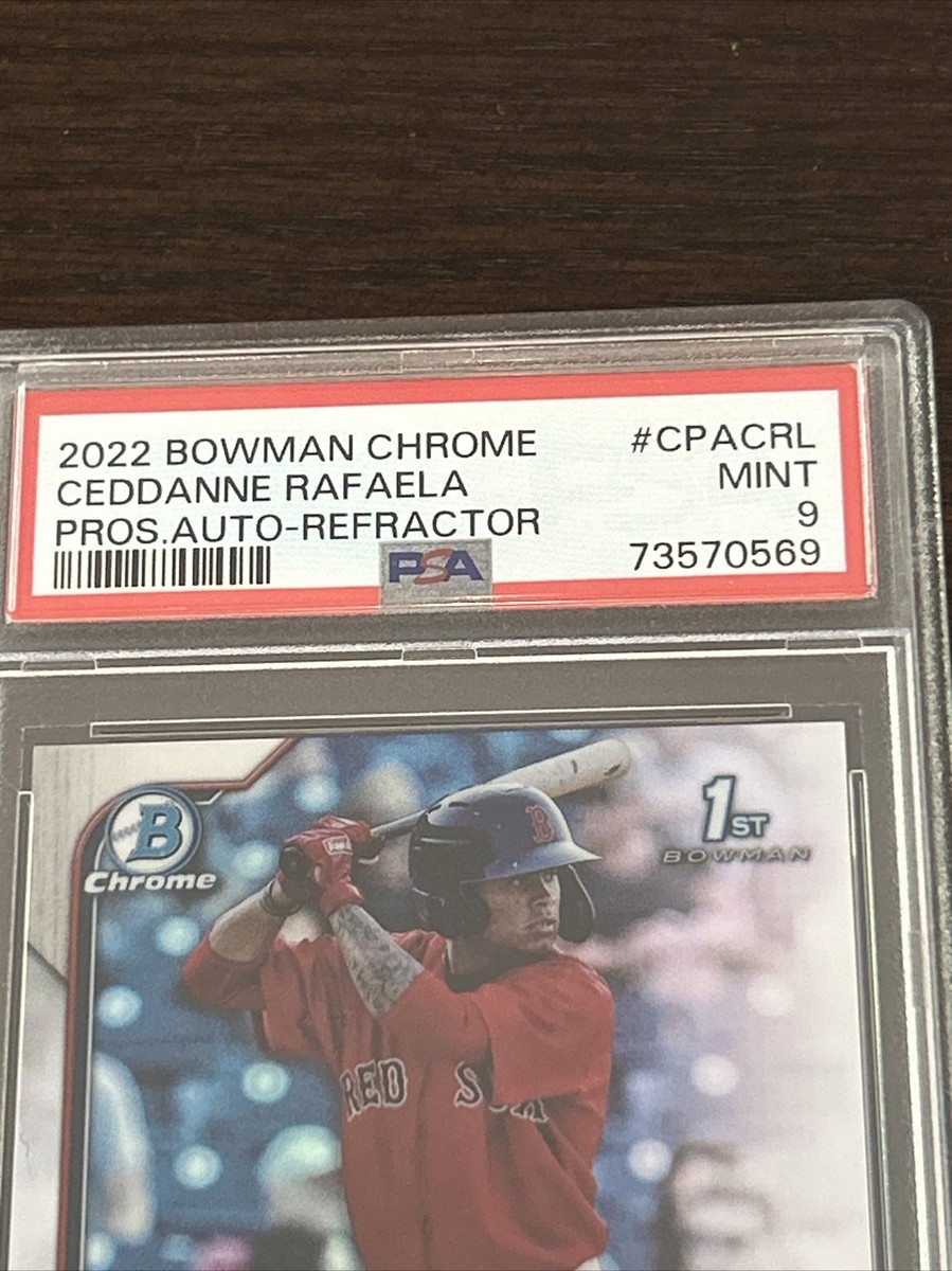 2022 1st Bowman Chrome CEDDANNE RAFAELA Refractor Auto /499