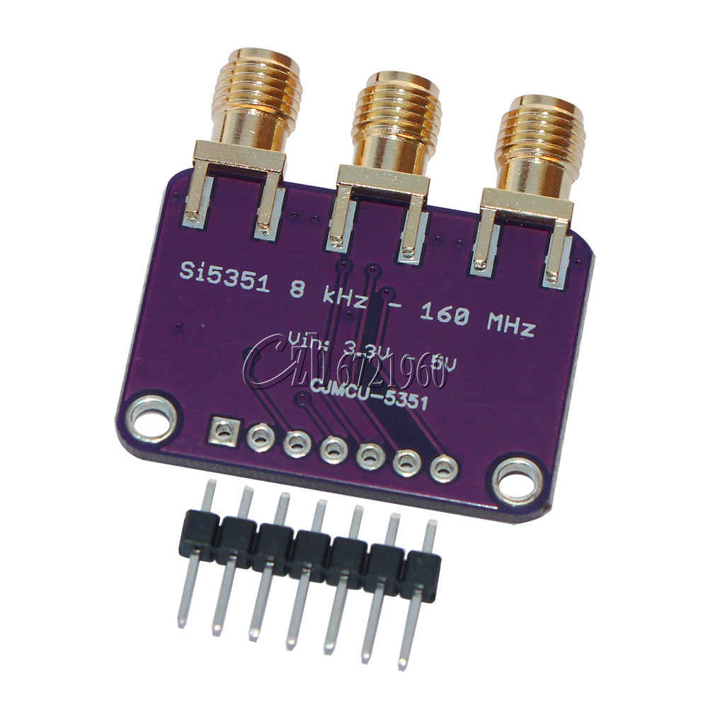 Adafruit Si5351A Uhrengenerator Mit STEMMA QT – I2C, 8 KHz–160 MHz, 3 Ausgänge – Für Präzise Taktsignale & Frequenzsynthese