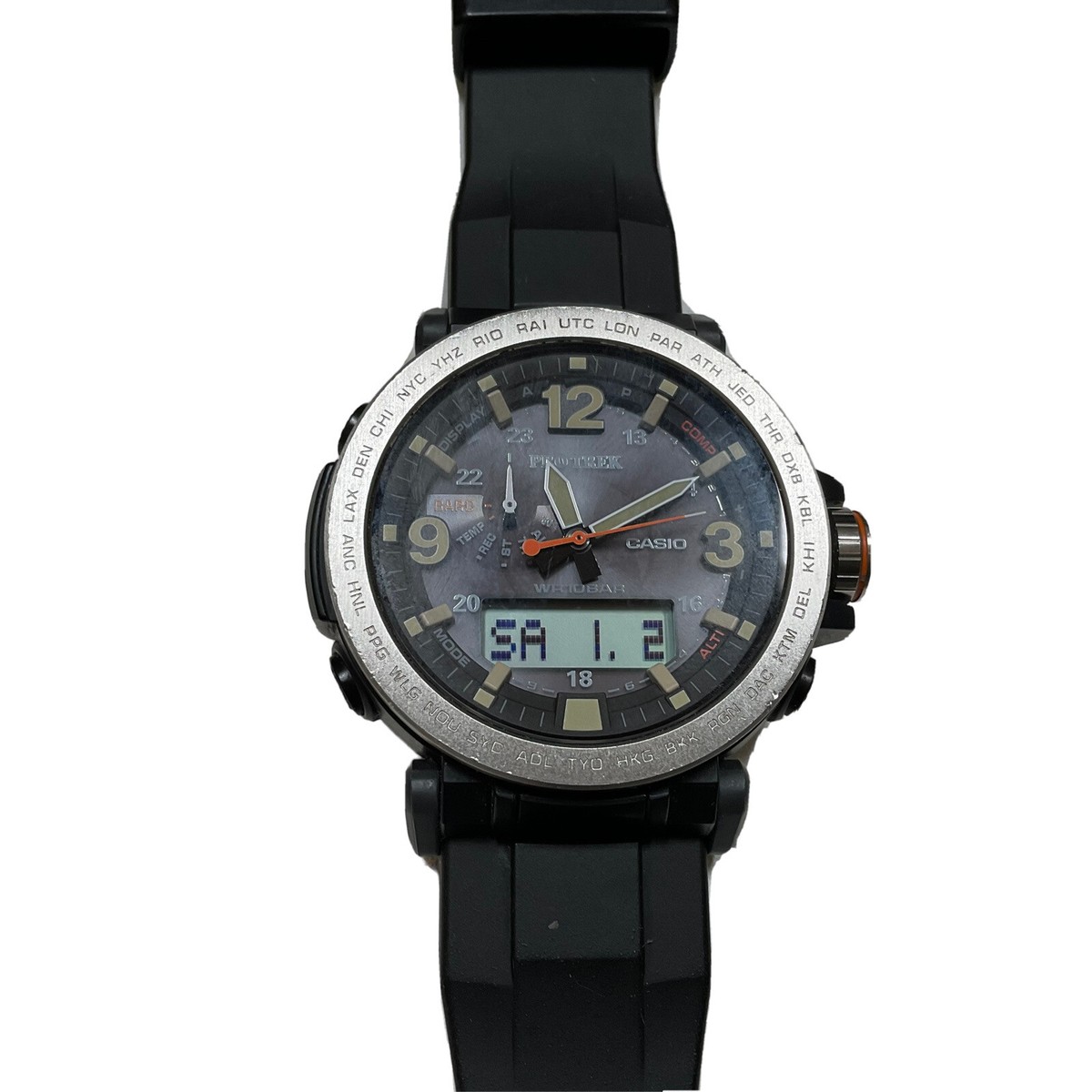 Casio Pro Trek Tough Solar Watch Triple Sensor 51.6mm PRG Casio Pro Trek Tough Solar Watch Triple Sensor 51.6mm PRG