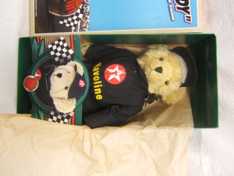 Texaco Plush Bear New in box Speedy Racing Bear 2000 4th