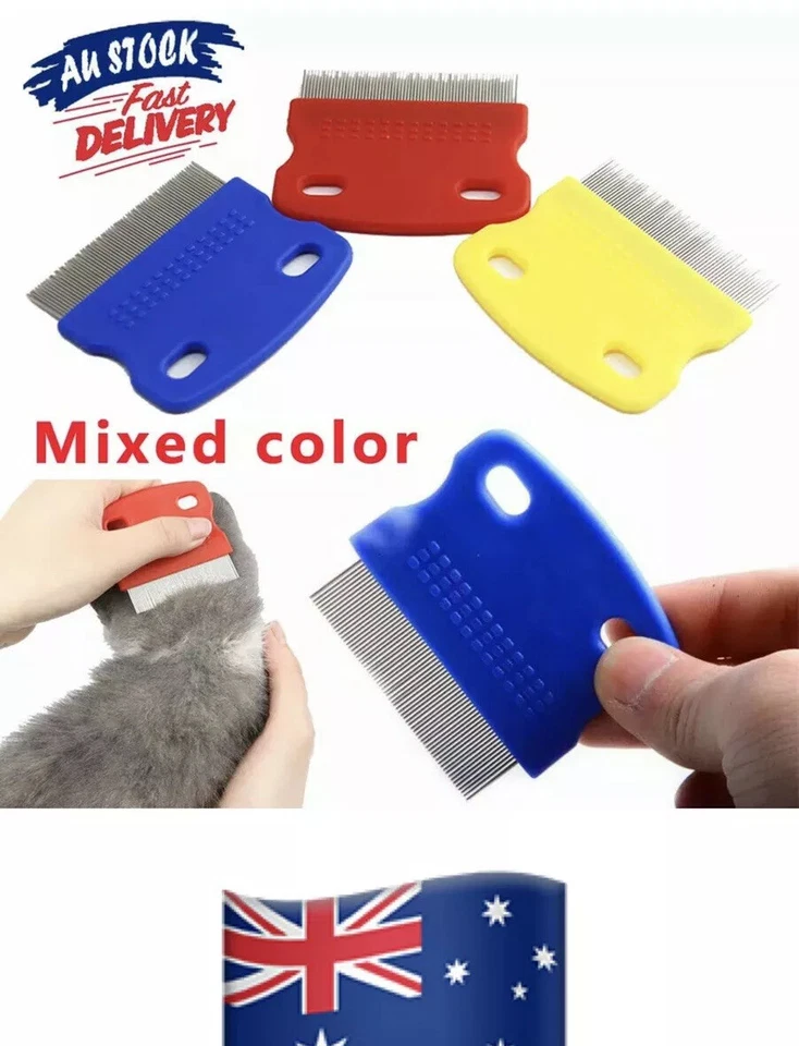 2pcs Head Lice & Egg Combs Flea Double Sided Nit Free Beauty Salon Hair Pet - image 2 of 4