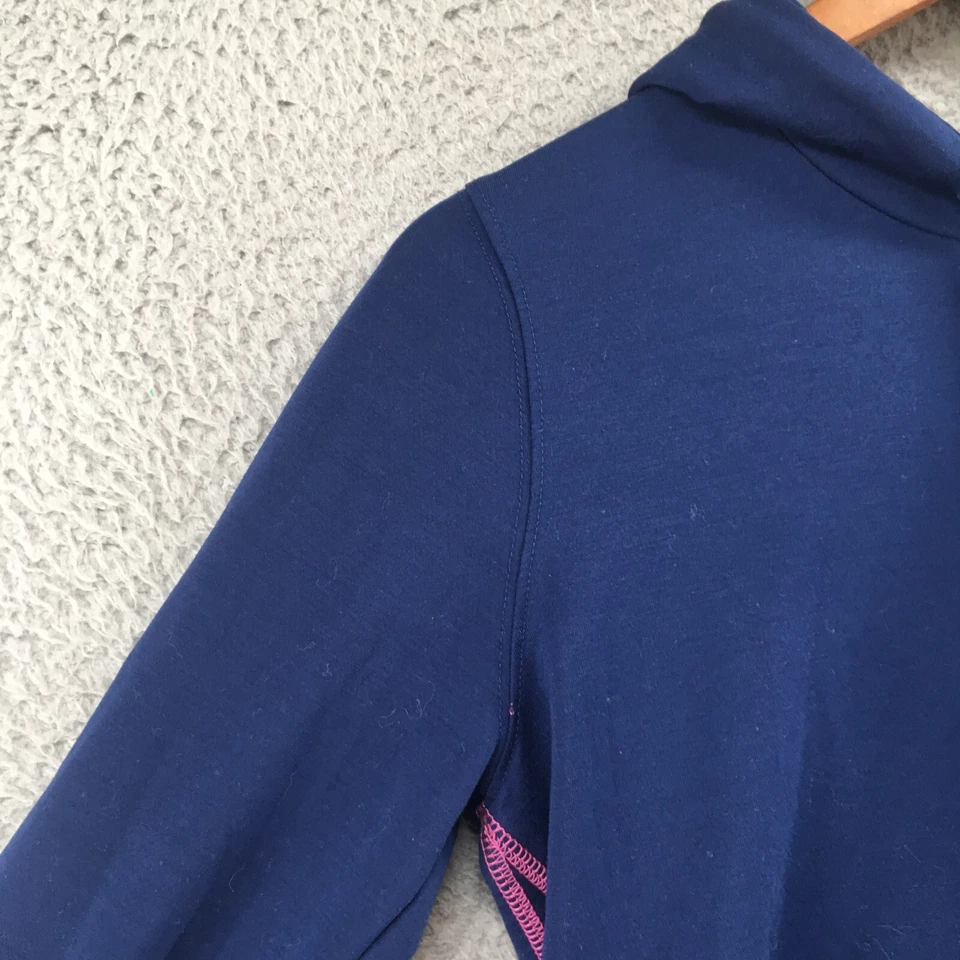 Vineyard Vines 连帽运动衫女式 S 蓝色长袖后口袋套衫 — 第 4/4 张图片