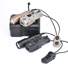 Tactical Hunting Airsoft Metal Aiming Laser Device Red Green PLHV2 Flashlight