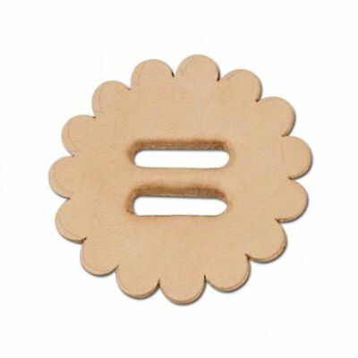 Slotted Scalloped Rosette Conchos 6 Pack 1-1/2'' 4131-06 by Tandy Leather