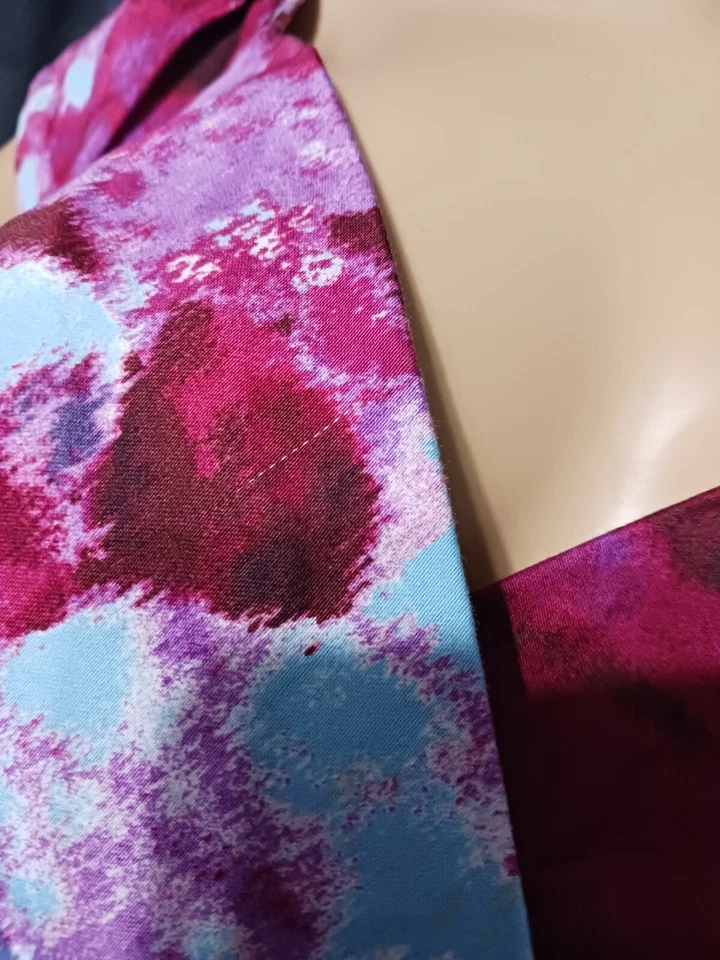 Suzi Chin Maggy Boutique Dress Woman 14W Purple Blue Pink Date Night Evening - Image 3 of 4