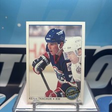 1992-93 O-Pee-Chee Premier #43, KEITH TKACHUK RC ??? Rookie Card. rookie card picture