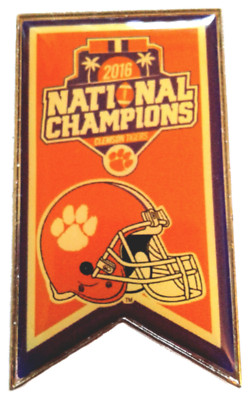 Clemson Tigers Pin RARE University of Clemson Pin 2016 National ...
