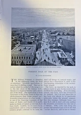 1893 Foreigners At The Columbian Exoposition