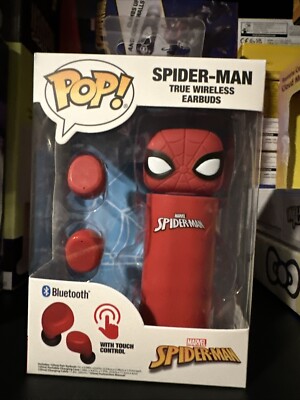 Pop Marvel Spiderman True Wireless Earbuds - Bluetooth - NIB