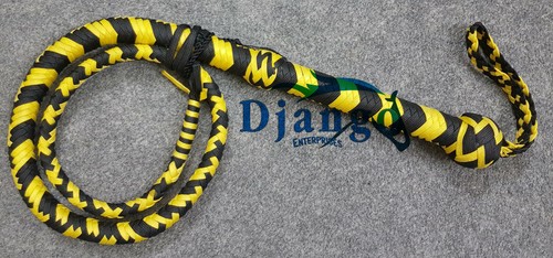 Látigo de toro personalizado de nailon Paracord de 8 pies y 12 trenzas para fácil látigo fuerte para agrietarse - Imagen 7 de 10
