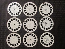 VIEW-MASTER Various LOT of 9 King Kong / Snow White / Roy Rogers / Cisco Kid