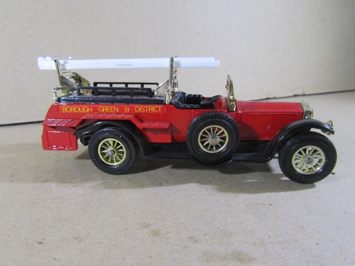 195W Vintage Matchbox Y6 England Rolls Borough Green District 1920 Red And Black - Picture 7 of 13