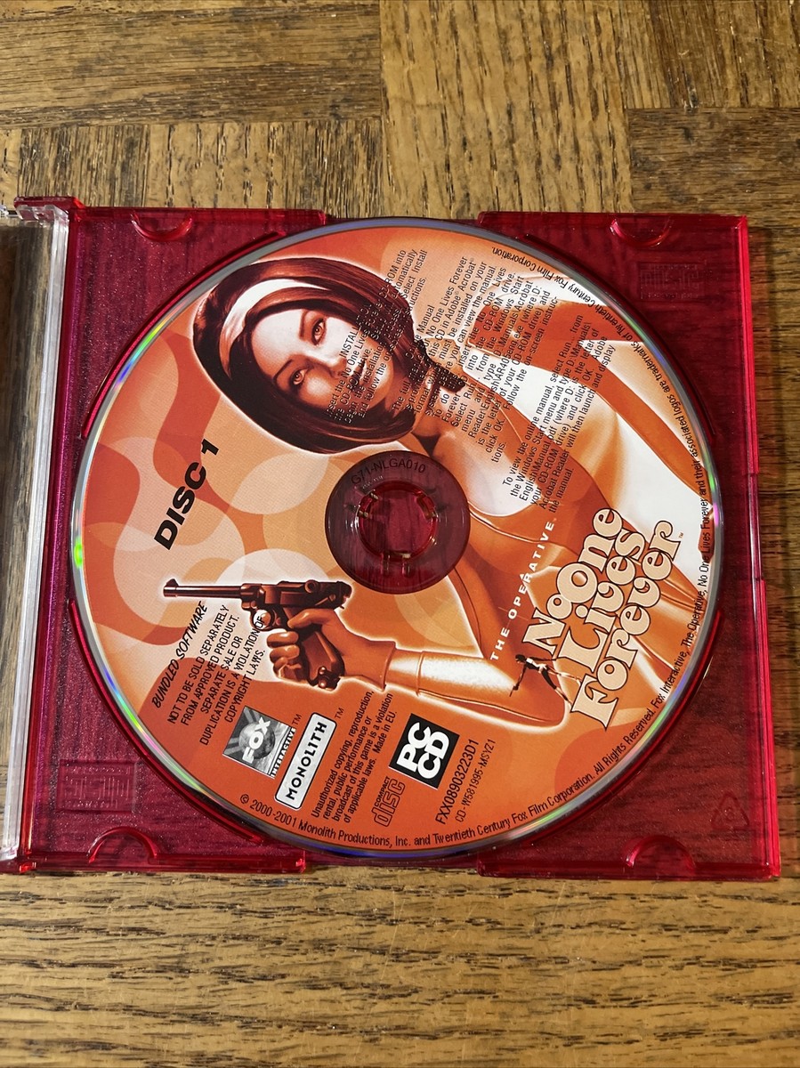 No One Lives Forever Disc 1 PC Game | eBay